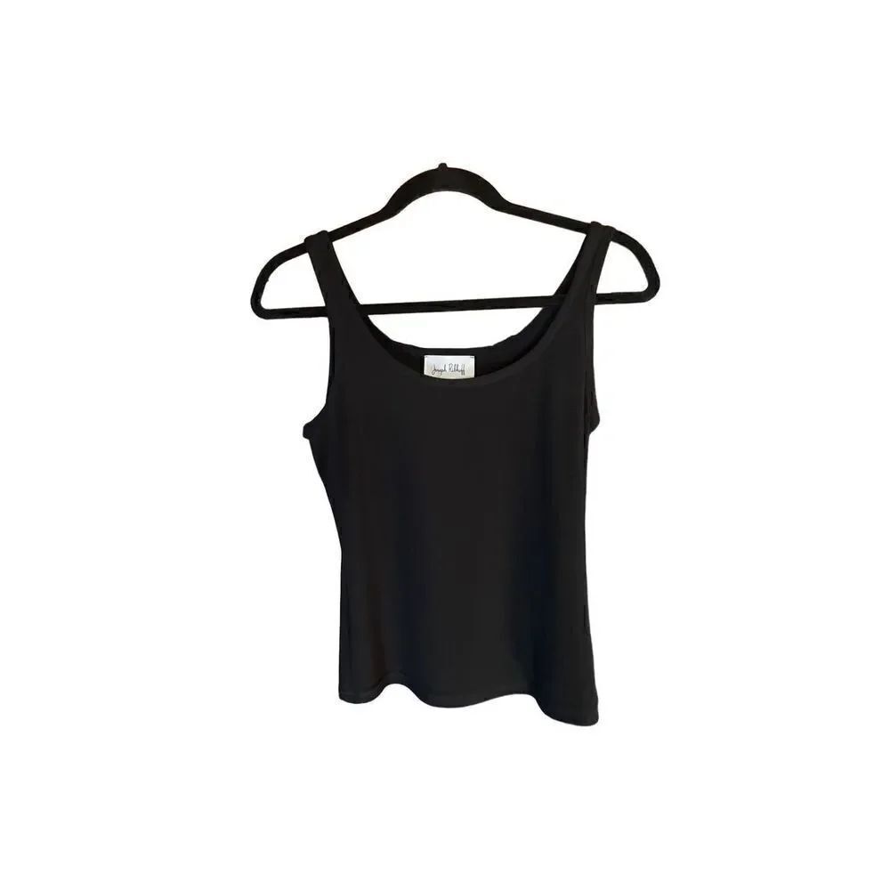 Joseph Ribkoff women’s black V-neck, sleeveless tank top, camisole size 4